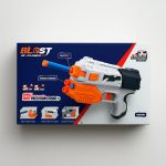 Toymandi Blast of Flames Precision Soft Dart Blaster | Safe Active Play & Hand-Eye Coordination | Ages 6+