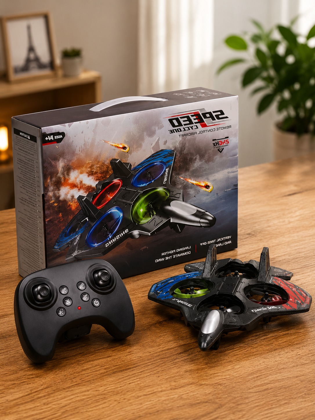 main-01 Toymandi Speed Cyclone 2.4GHz Remote Control Jet Drone – Premium Vertical Takeoff RC Aircraft, Ultra-Durable & Safe STEM Flight Toy for Teens & Kids (Ages 14+) - Image 1