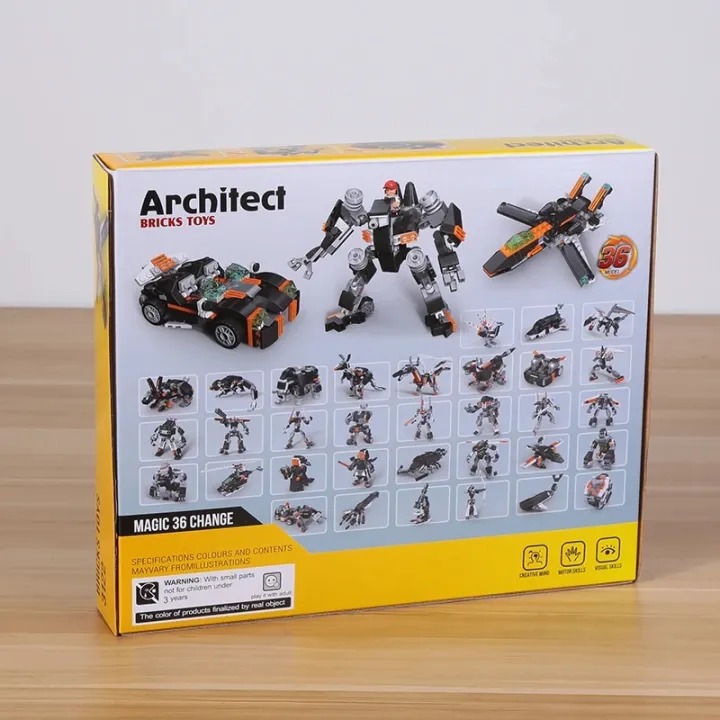 Toymandi Architect Premium Brick Building Set | STEM Engineering & Cognitive Development | 256+ Pieces - Image 6