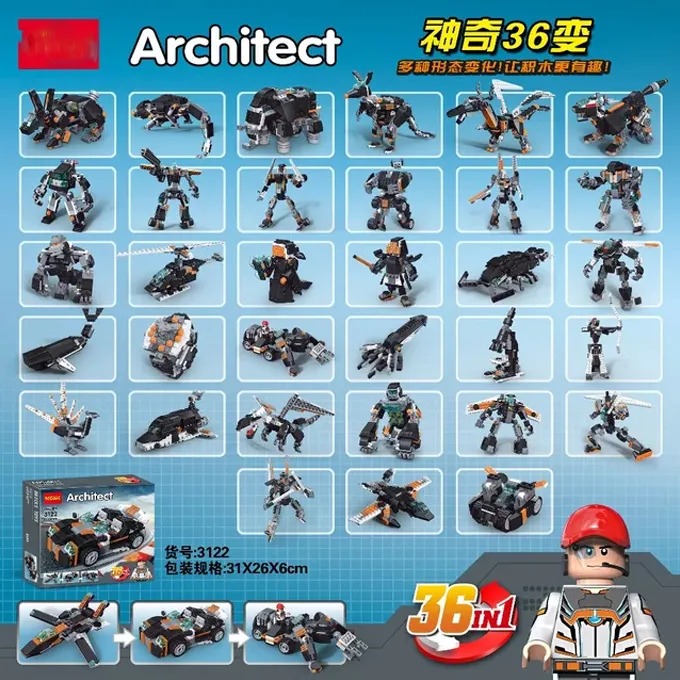 Toymandi Architect Premium Brick Building Set | STEM Engineering & Cognitive Development | 256+ Pieces - Image 7